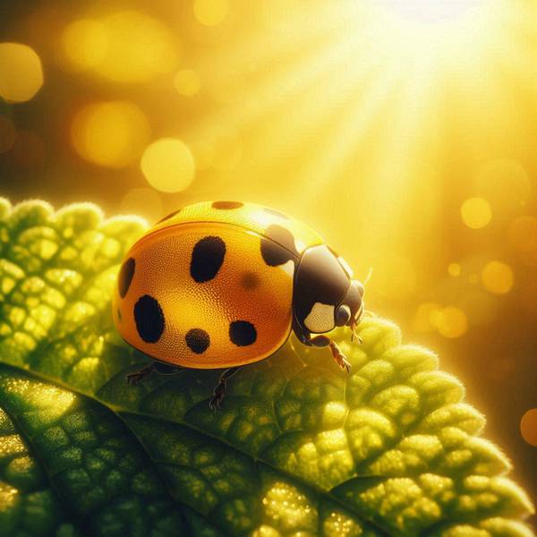 Various types of ladybugs, some of which may bite