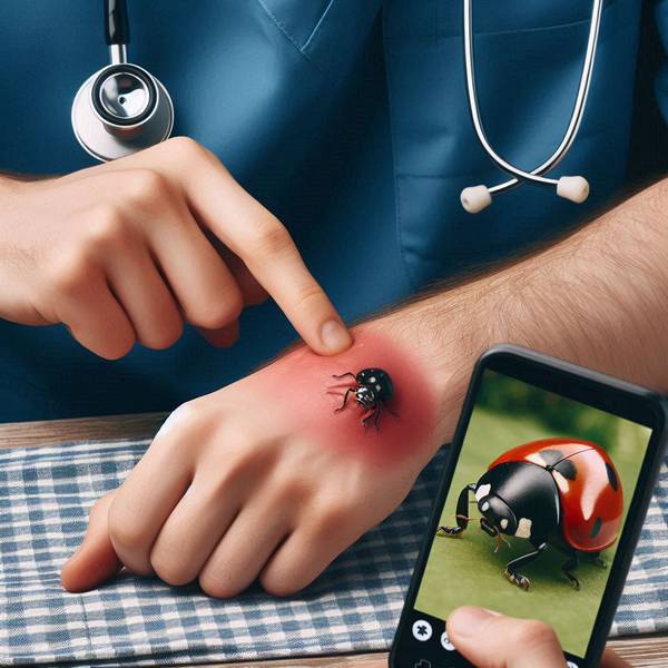 allergic reactions to ladybug bites